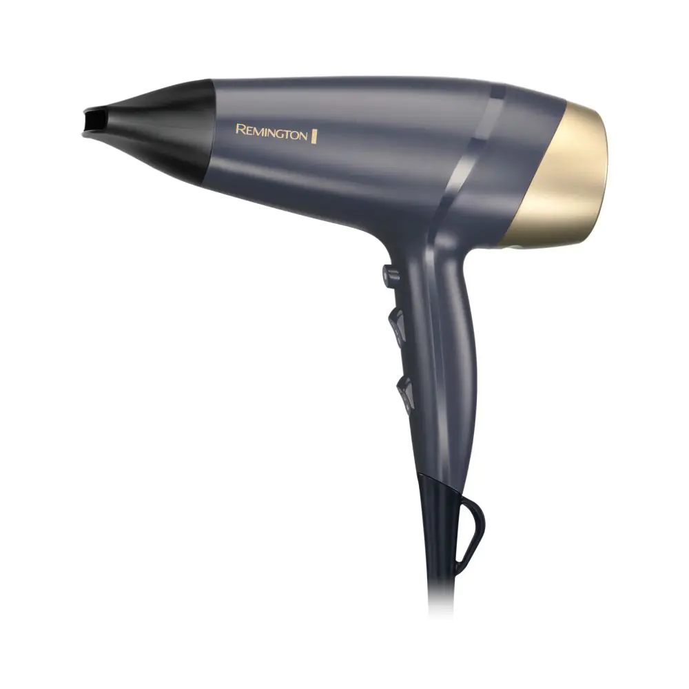 Сешоар Remington Sapphire Luxe D5805, 2200 W, 2 скорости, 3 температурни настройки, Тъмносин, (35922538)