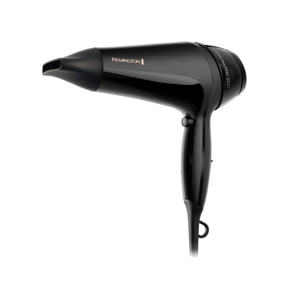 Сешоар Remington Thermacare Pro D5710, 2200 W, 80км/ч, 2 скорости, 3 температурни настройки, Cool shot, Черен, (35922545)