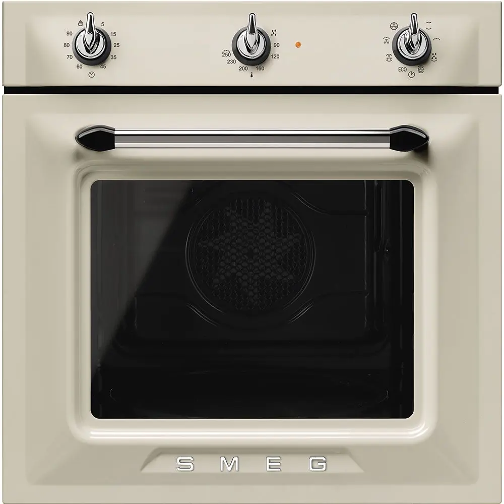 Фурна за вграждане SMEG SF6905P1, Серия Victoria, 70 литра, Крем, (19319)