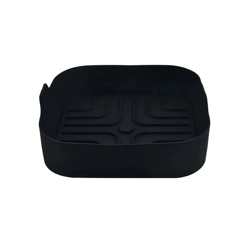 Силиконова форма за Airfryer Rosberg R51980SS, 20.5x20.5x5.5см, Черен, (17652)
