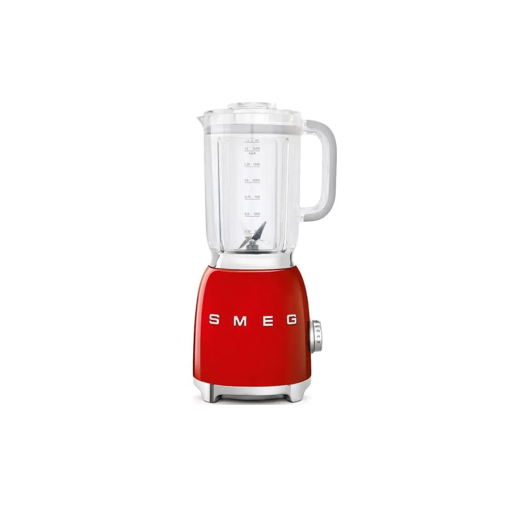 Блендер SMEG BLF01RDEU, 50s Style, 1.5L кана, 800W, Червен, (19843)