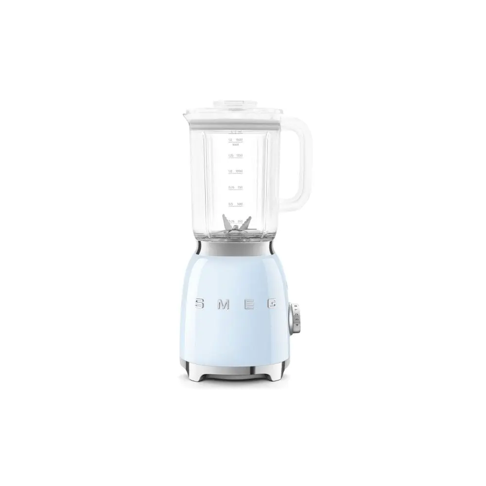 Блендер SMEG BLF03PBEU, 50s Style, 1.5L кана, 800W, Син, (19978)