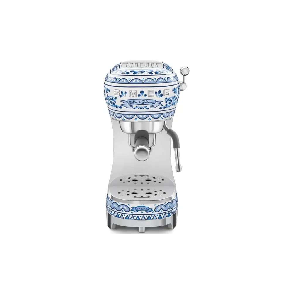 Еспресо кафемашина SMEG ECF02DGBEU с дизайн на Dolce & Gabbana, 50s Style, 15 бара, 1350W, (19996)