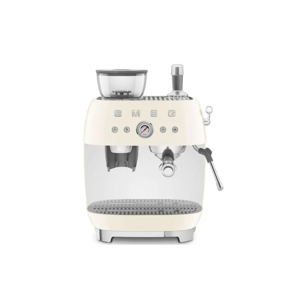 Кафемашина с интегрирана кафемелачка SMEG EGF03CREU, 50s Style, еспресо, 15 бара, 1650W, (19986)