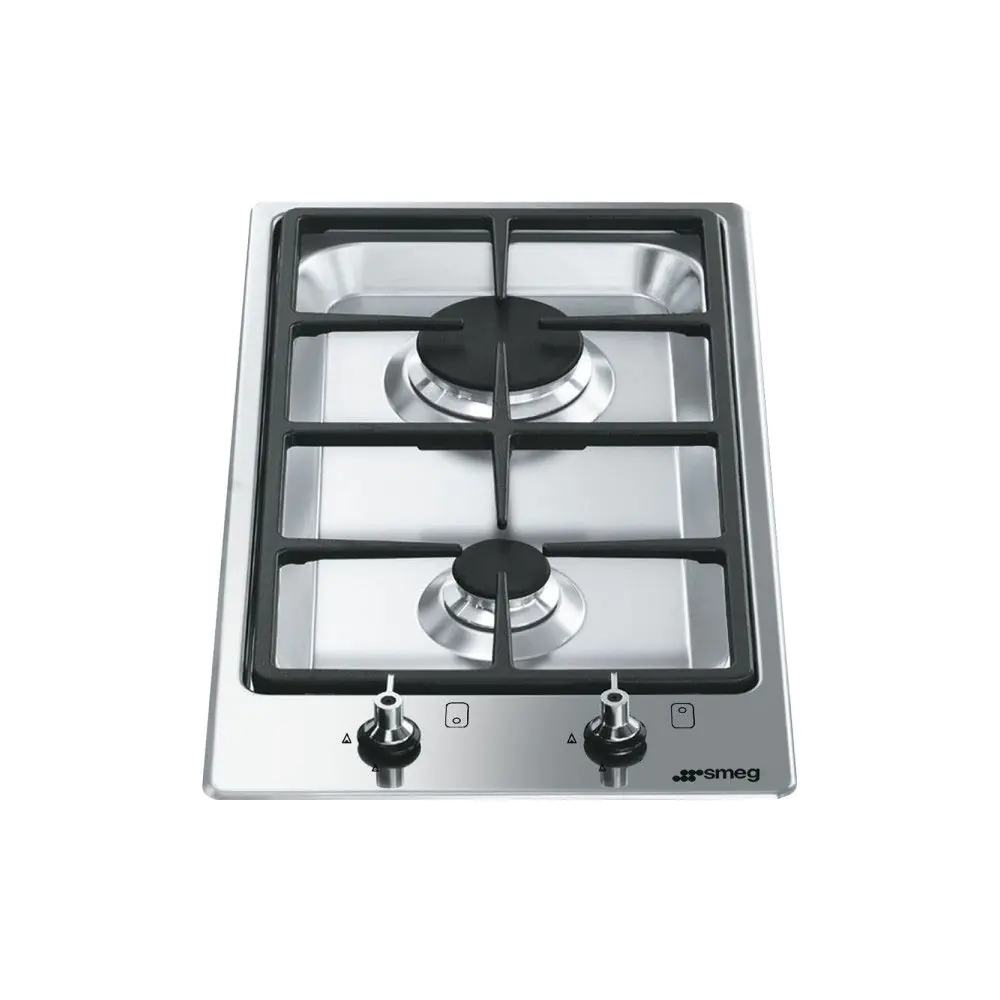 Газов плот за вграждане SMEG PGF32G, Серия Classica, 30 см, Неръждаема стомана, (19416)