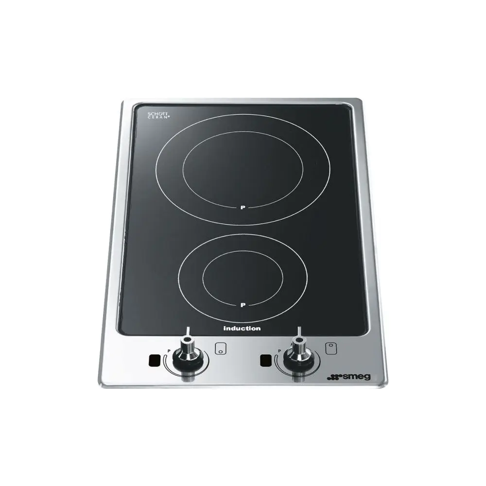 Индукционен плот за вграждане SMEG PGF32I-1, Серия Classica, 30 см, Неръждаема стомана, (19412)