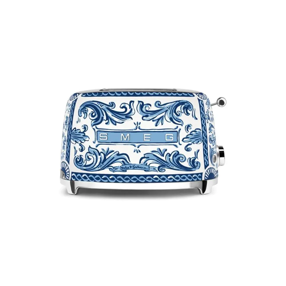 Тостер SMEG TSF01DGBEU с дизайн на Dolce & Gabbana, 50s Style, 2 филии, 950W, (19994)
