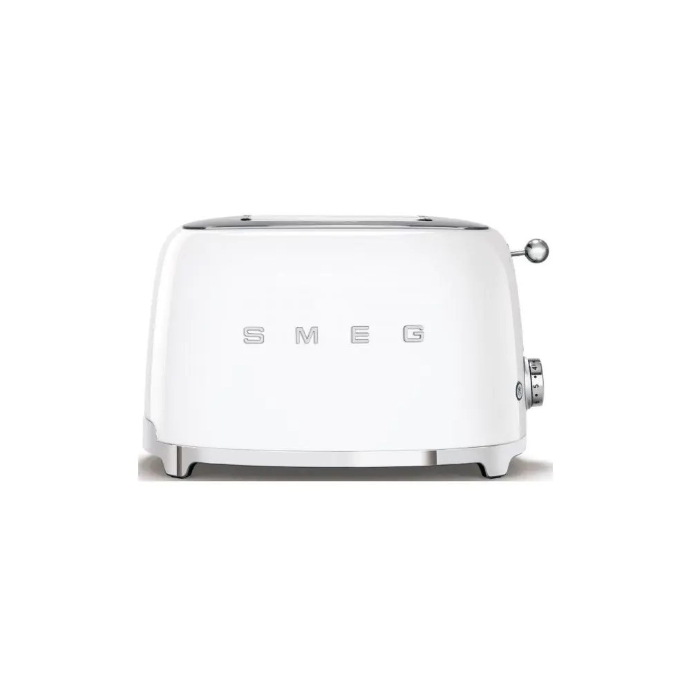 Тостер SMEG TSF01WHEU, 50s Style, 2 филии, 950W, (19867)