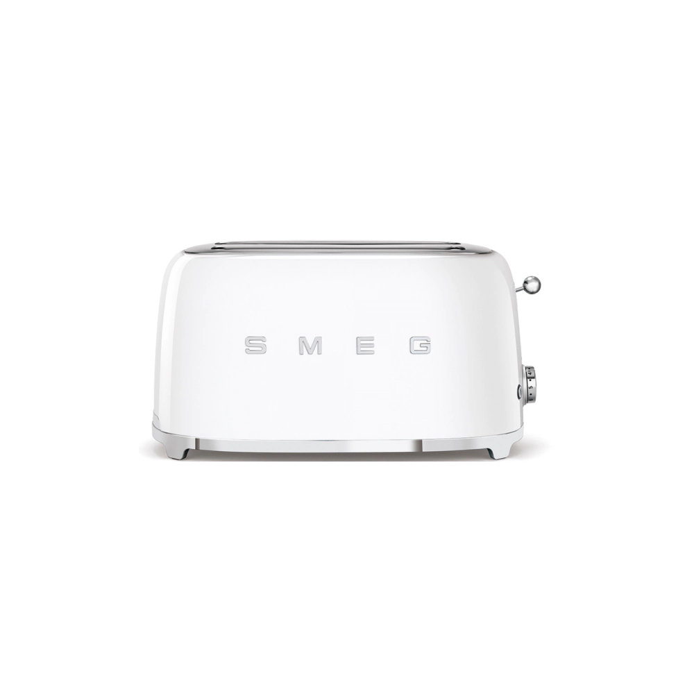 Тостер SMEG TSF02WHEU, 50s Style, 4 филии, 1500 W, (19914)