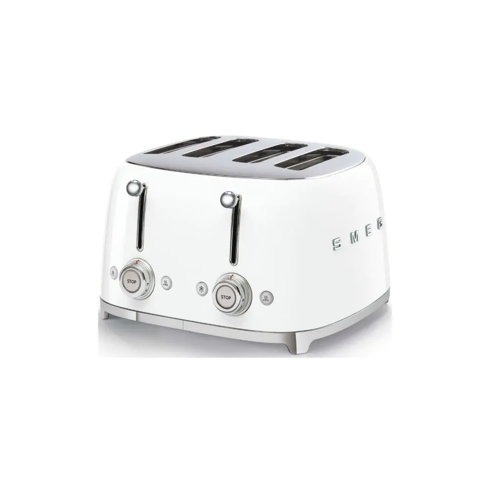 Тостер SMEG TSF03WHEU, 50s Style, 4x4, 4 филии, (19870)