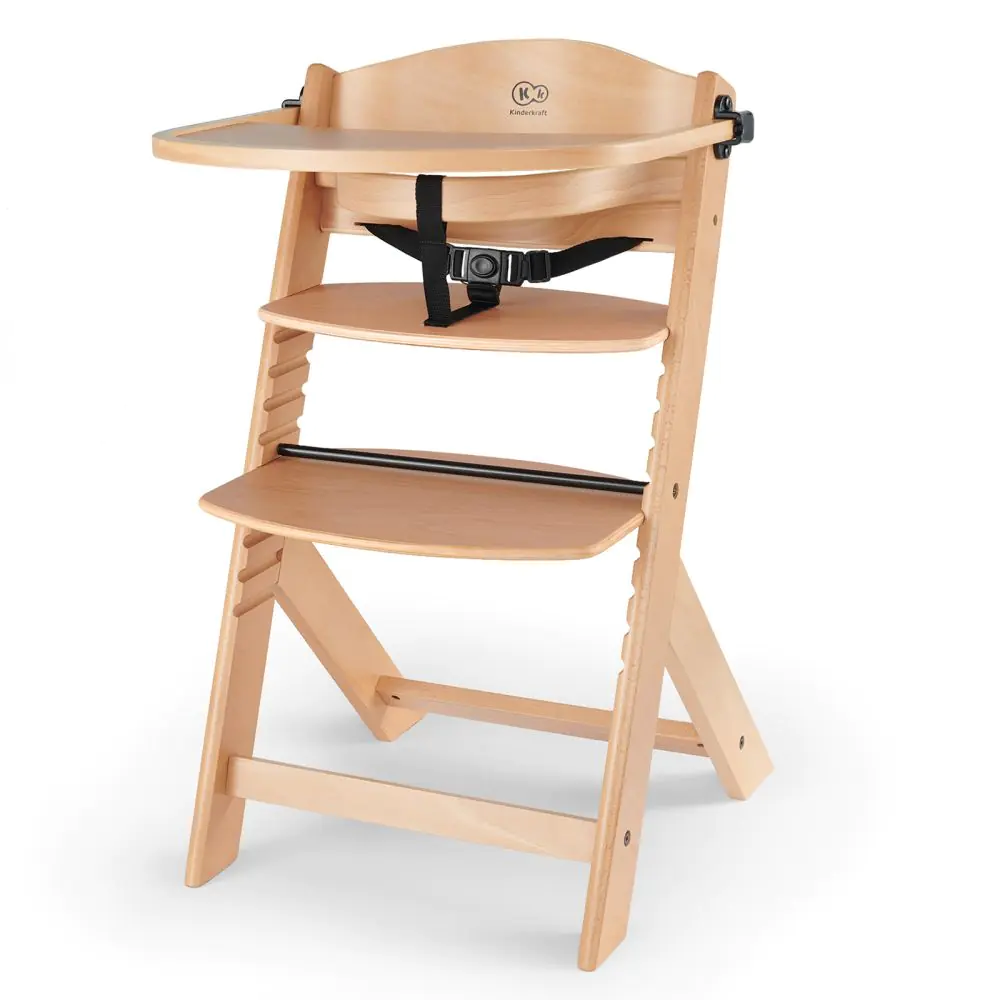 Столче за хранене KinderKraft ENOCK, Дървено, (15268)