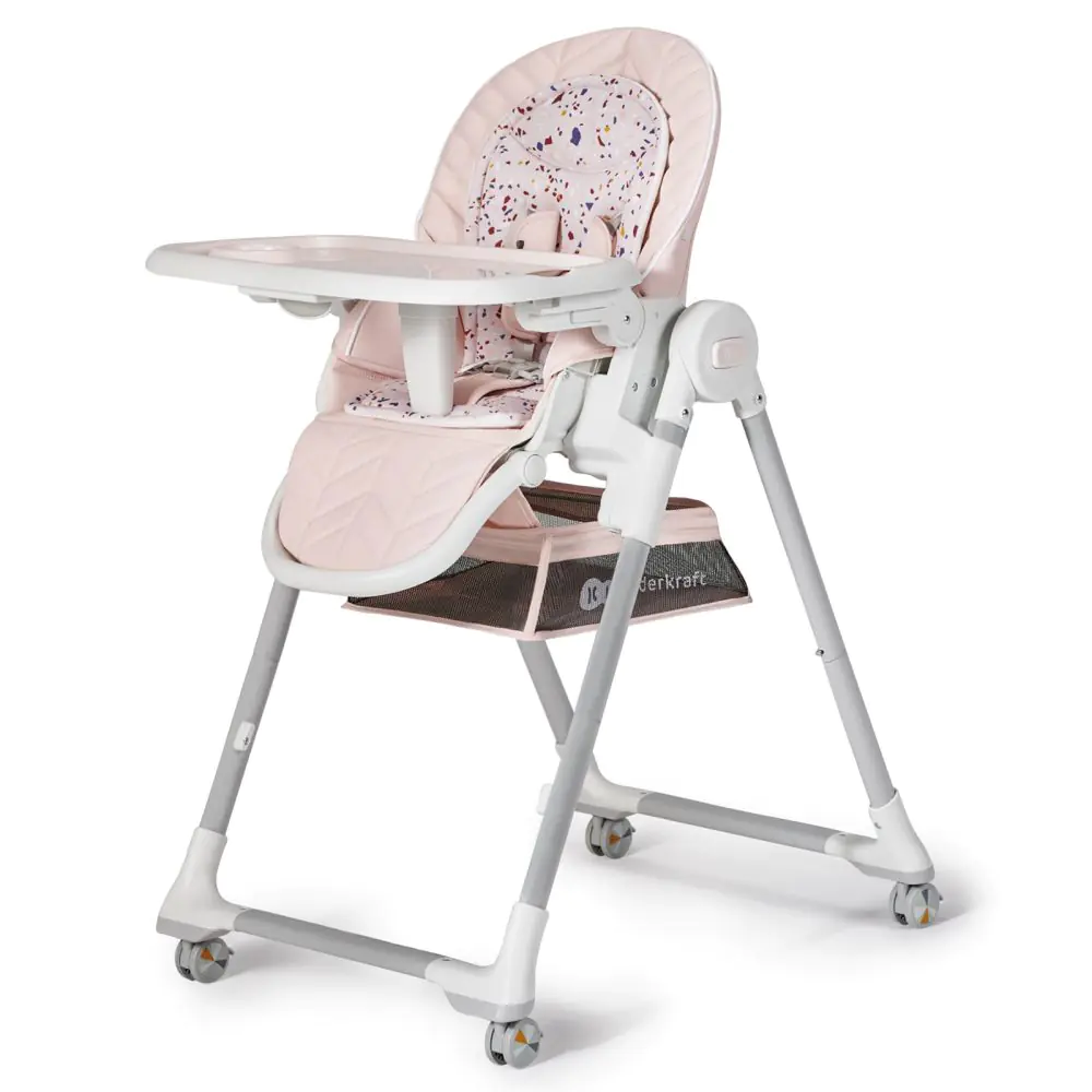 Столче за хранене KinderKraft LASTREE, розово, (15202)