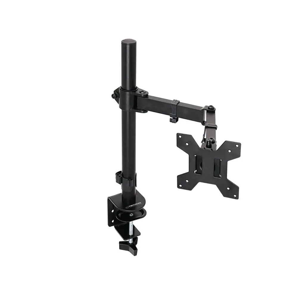 Стойка за монитор Esperanza ERW017, 10-27, За 1 монитор, VESA 75/100 mm, До 8 кг, Черен, (20749)