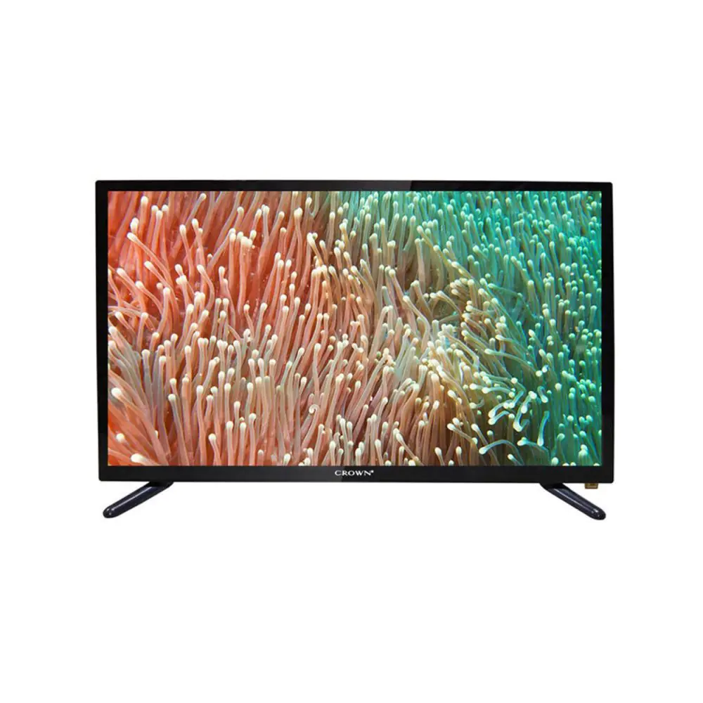 Телевизор Crown 2433T2, 1366x768 HD Ready, 24 inch, 60 см, LED, Черен, (12859)