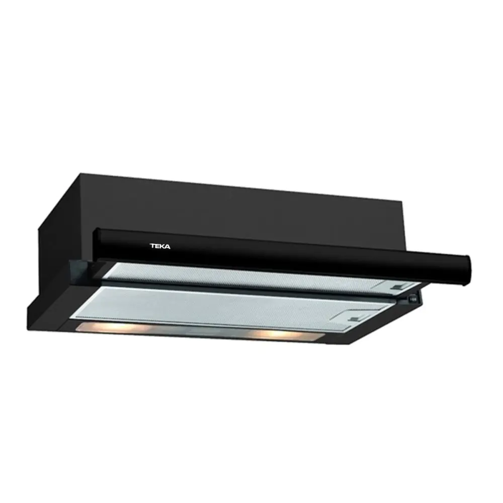Телескопичен абсорбатор TEKA TL 6310, за вграждане, 60 см, черен, (35948934)