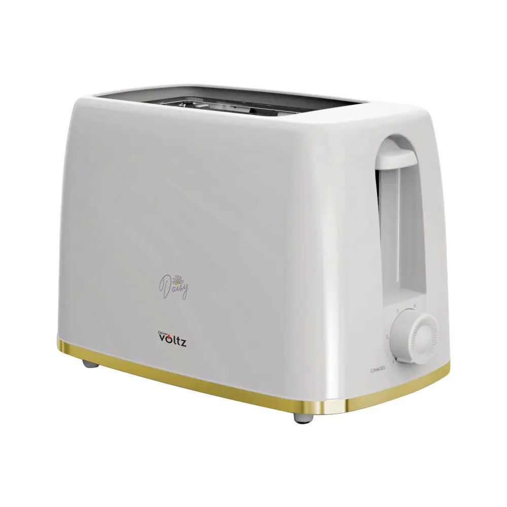 Тостер Oliver Voltz Daisy OV51440W, 700W, 2 филийки, 6 нива, Подвижна тавичка за трохи, Бял, (35922751)