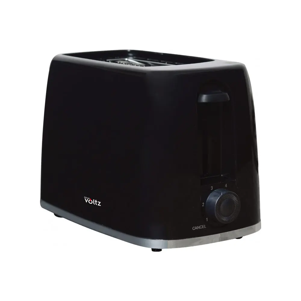 Тостер Oliver Voltz Daisy OV51440W, 700W, 2 филийки, 6 нива, Подвижна тавичка за трохи, Черен, (35922752)