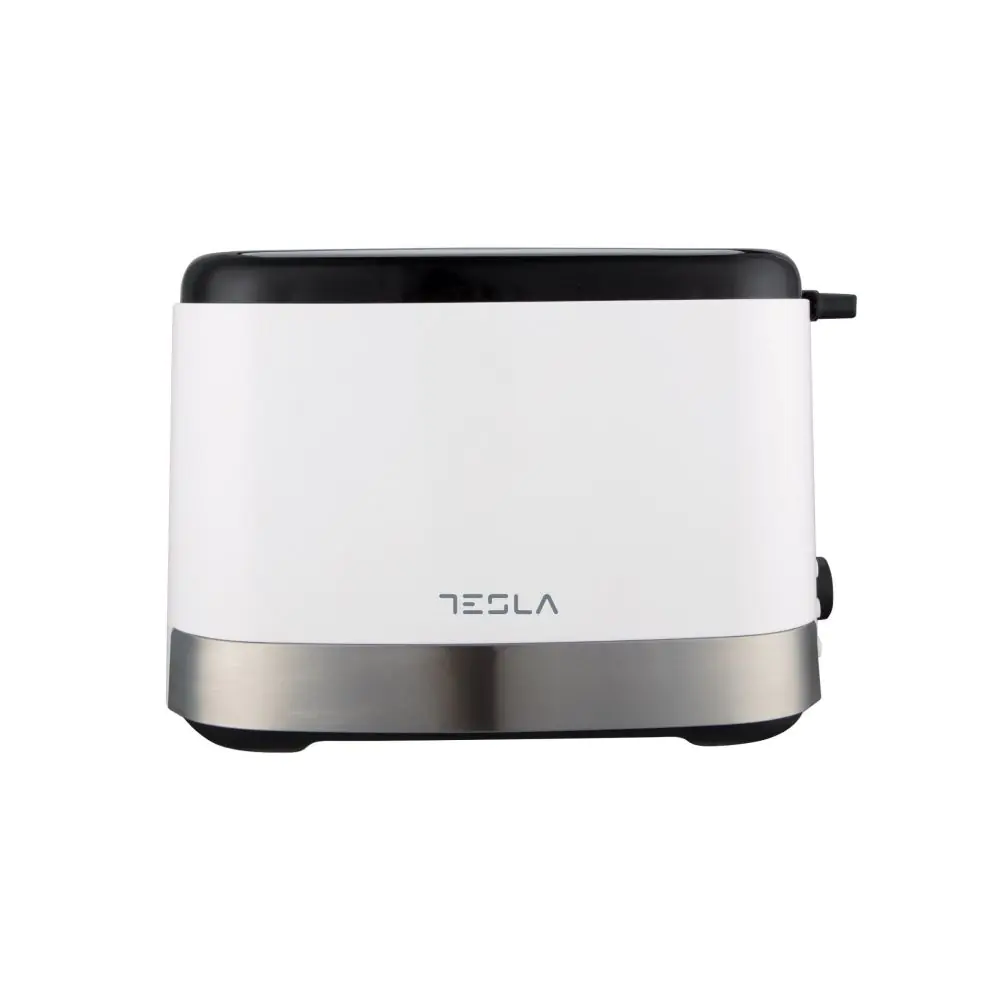 Тостер за хляб Tesla TS300BWX, 800W, 7 степени, За две филийки, Центриране, Размразяване, Бял, (12653)