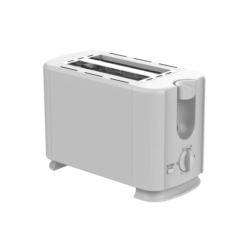 Тостер за хляб Rosberg R51440G, 700W, 2 филии, 6 нива, Ненагряваща се външна повърхност, Бял, (35932240)
