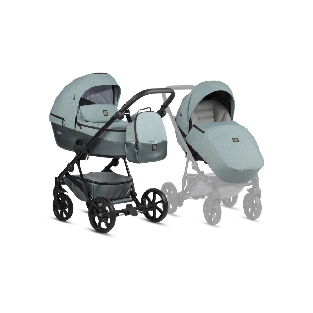 Tutis VIVA 5+ бебешка количка 2в1 063 Turquoise, (35943963)