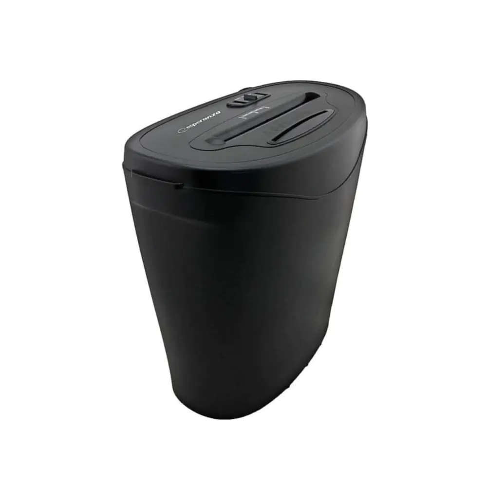 Унищожители на документи Esperanza EN103, 200W, Функция CD+кредитни карти, 18 л, Черен, (99999EN103)