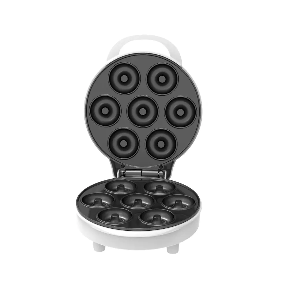 Уред за донъти Adler AD 3075, 1500W, 7 понички наведнъж, Незалепващи плочи, Бял, (22372)