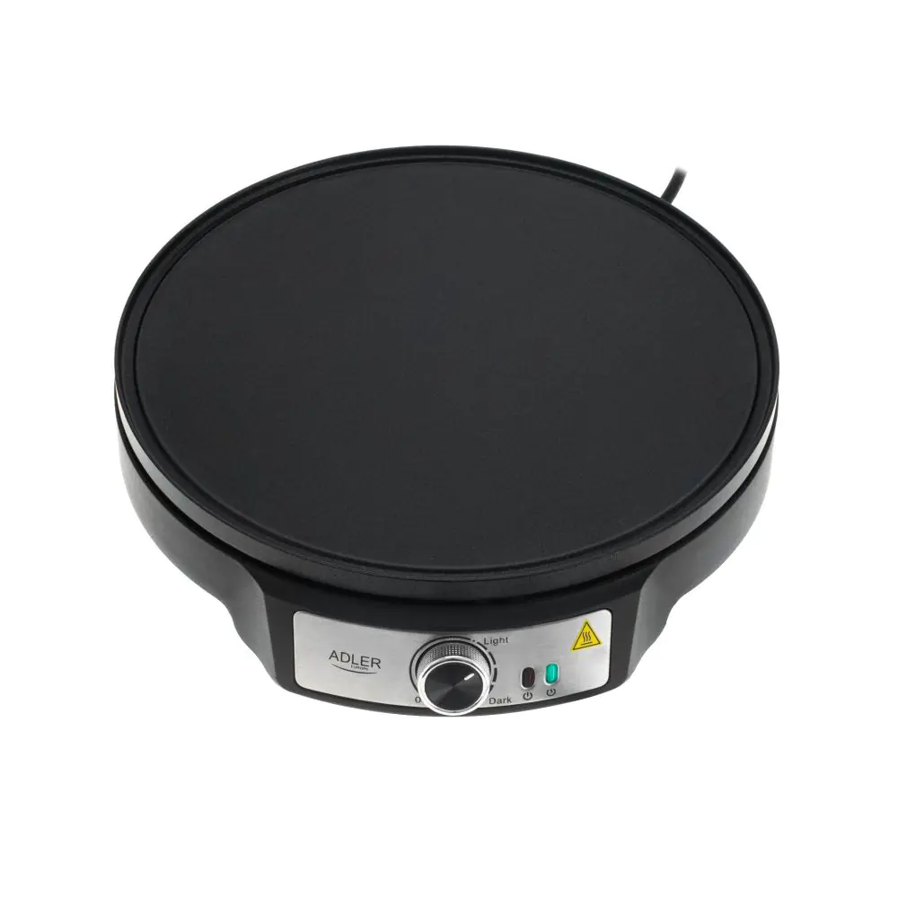Уред за палачинки Adler AD 3093, 1600W, 30 см, Включени прибори, Черен/Инокс, (35946068)