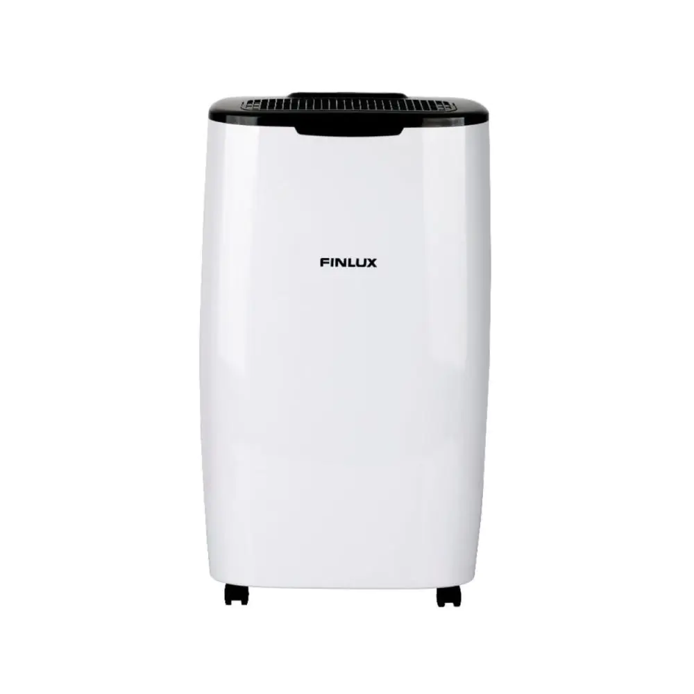 Влагоабсорбатор Finlux FDH-20E, 20л/24ч, 390W, 150 м3/ч, 3 л, 2 скорости, Карбонови прахов филтър, Бял/черен, (9999FDH20E)