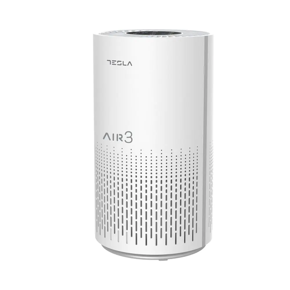Пречиствател на въздух Tesla Tapa 3, 35W, Smart, Wi-Fi, HEPA филтър, Таймер, До 22 м2, Бял, (12781)