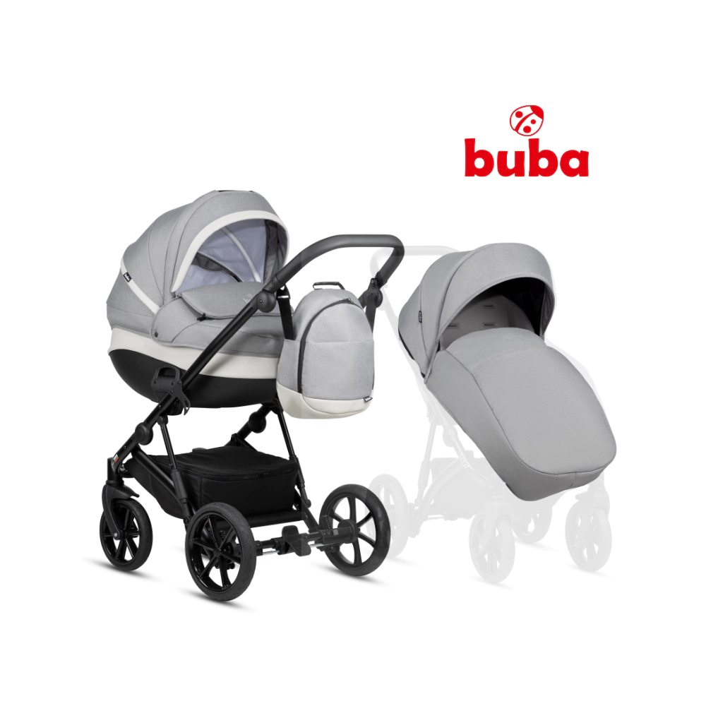 Buba ZAZA2 2в1 бебешка количка 625 Warm Grey, (35944404)