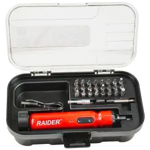 Отвертка акумулаторна 3.6V 1,5Ah 26 аксесоара куфар RAIDER RD-CSC05, (35930266)
