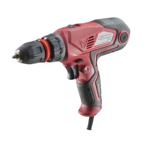 Винтоверт 400W 2-ск. 6m кабел бърза смяна в куфар RAIDER PRO RDP-CDD09, (35924624)
