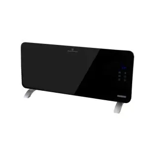 Конвектор със стойка 2kW черно стъкло LED RAIDER RD-PH03, (35929692)