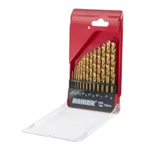 Свредла за метал 13бр. ø2-8mm HSS+TIN к-т, (35925320)