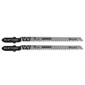 Нож за зеге дърво 100mm 2.5-1.2mm 10-21TPI 2бр. RAIDER RD-WT101BSP, (35930309)