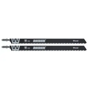 Нож за зеге дърво 250mm 4.0mm 6TPI 2бр. RAIDER RD-WT1044DP, (35930312)