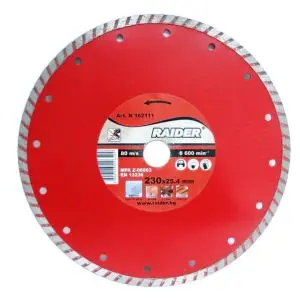 Диск диамантен Turbo 230x22.2mm RAIDER RD-DD08, (35925742)