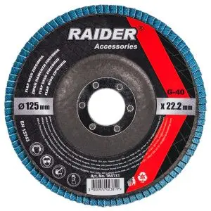 Диск ламелен zirconia 125mm  G-40, (35930202)