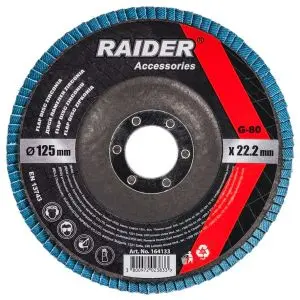 Диск ламелен zirconia 125mm  G-80, (35930204)