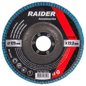Диск ламелен zirconia 125mm G-150, (35930209)