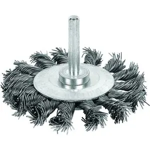 Четка за бормашина плоска плетена ø75mm (3"), (35925824)