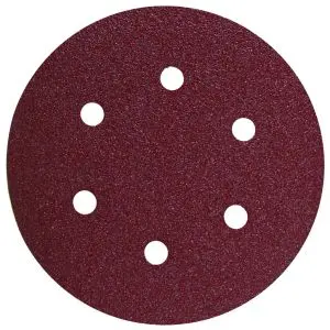 Шкурка VELCRO ø150mm К60 с 6 отвора 10бр, (35925863)
