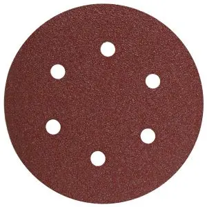 Шкурка VELCRO ø150mm К80 с 6 отвора 10бр, (35925864)