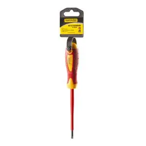 Отвертка изолир. 1000V права 4.0x100mm CR-V Topmaster Professional, (35926072)
