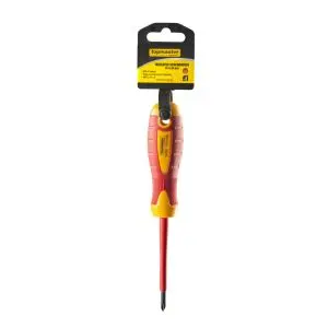 Отвертка изолир. 1000V кръст. Ph1x 80mm CR-V Topmaster Professional, (35926075)