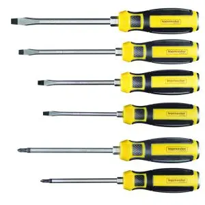 Отвертки к-т 6бр силови с шестгр. CR-V Topmaster Professional, (35926160)
