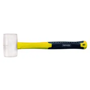 Чук гумен дръжка фибростъкло 340g бял Topmaster Professional, (35926602)
