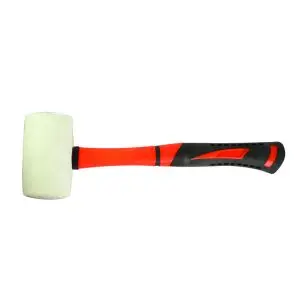 Чук гумен с дръжка TPR бял 445g GADGET, (35926609)