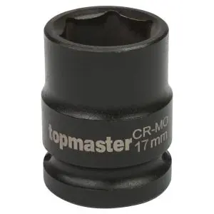 Вложка ударна 6 стенна 1/2"х17mm Topmaster Professional, (35927177)