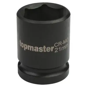 Вложка ударна 6 стенна 1/2"х21mm Topmaster Professional, (35927179)